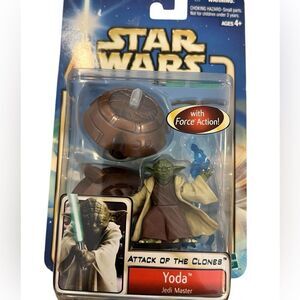 2002 vintage Star Wars yoda action figure NEW